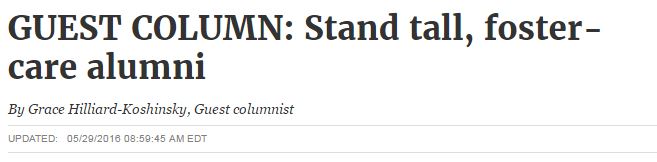 Stand tall foster care alumni